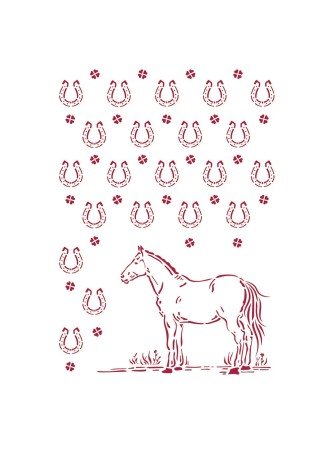 Horseshoes pattern -...