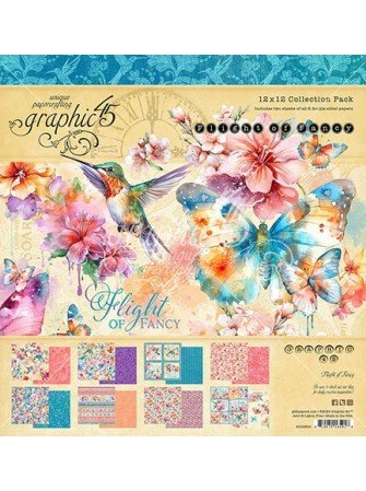 Pack papiers - Collection "Flight Of Fancy" - Graphic 45